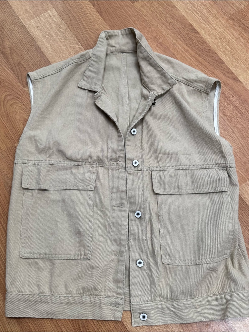 Amazon Women's Sleeveless Utility Vest - Khaki